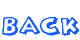 [ID: an animation of the word "back". The letters are white with a blue outline. End ID]